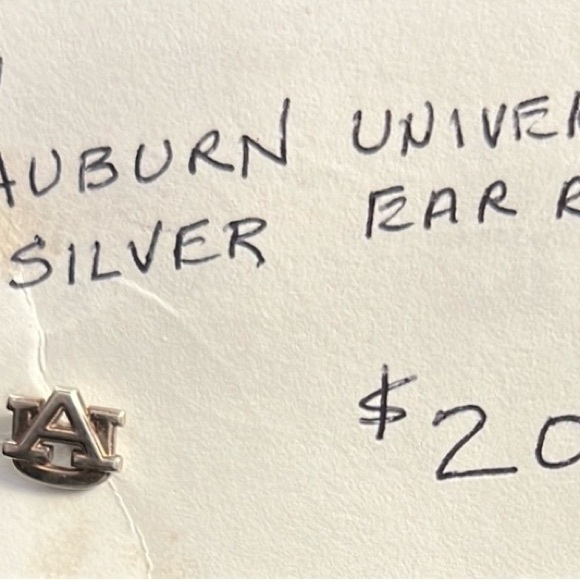 Sterling silver AUBURN UNIVERSITY EARRIINGS - Picture 3 of 3